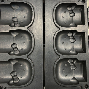 Katie kedi paslanmaz çelik dondurma Waffle makinesi ayarlanabilir sıcaklık 50-300 ℃ yeni aperatif makinesi hayvan Waffle koni makinesi - Product Image 5