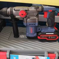 Marteau électrique sans fil multifonction industriel 21V/26V durable, sans balais, avec batterie grande capacité standard 5.0J, kit d'impact