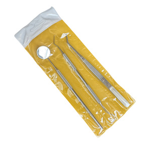 Stainless Steel Dental Tool Set Oral Therapy Accessories <b>Plaque</b> & Tartar <b>Remover</b> Dental Mirror for Effective Dental Care - Product Image 4