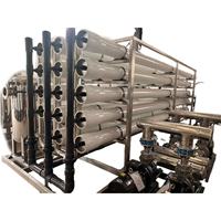 Système de filtration par osmose inverse (RO) à salinité moyenne 100 TPH pour la purification quotidienne de l'eau salée