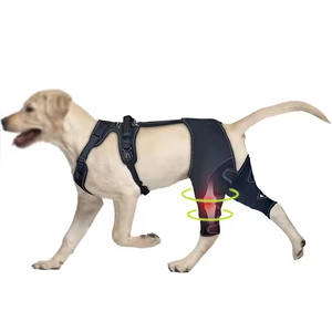 Arnés de rodillera de nailon OEM para perros para piernas traseras de LCA desgarradas, reduce el dolor de artritis y la inflamación, juego de rodilleras para perros domésticos - Product Image 1