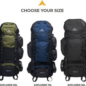 Free sample 50L <b>Waterproof</b> Men's Large Capacity Travel <b>Rucksack</b> Outdoor Sports Bag for Hiking and Camping - Product Image 4