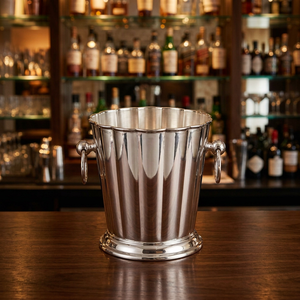 <b>Silver</b> Plated Brass Classic Durable <b>Ice</b> <b>Bucket</b> for Party - Product Image 3