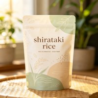 Wholesale BRC/HACCP Certified Gluten Free Diet Food Shirataki Rice 100g Custom Bag