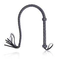 Fouet à cheval tissé à la main de 110 cm, pagaie de fessée, outils de punition pour esclaves, jouets sexuels BDSM pour jeux