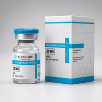 Étiquettes personnalisées VS-355 avec logo imprimé, étiquettes holographiques étanches pour flacons de 3 ml, autocollants holographiques pour peptides et boîtes