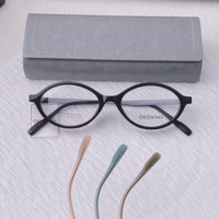 Montura de Gafas Unisex con Patrón Geométrico Moderno, Aro Completo, Popular en Instagram, Versátil, Verde Océano, Ultraligera, para Lectura