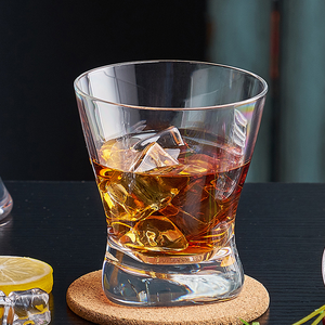 Vaso de cristal para Whisky con fondo grueso, vaso elegante de 300ml - Product Image 5