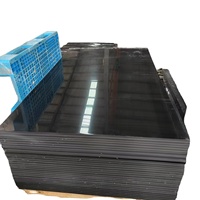 Feuilles de polyéthylène UHMW personnalisées noires et bleues résistantes aux UV 4x8 Feuilles de plastique UHMWPE Feuilles de HDPE 20 mm d'épaisseur Feuilles de PE1000