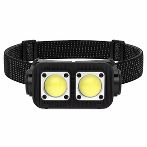 ไฟฉายคาดศีรษะแบบ COB LED พร้อมเซ็นเซอร์ตรวจจับความเคลื่อนไหว ไฟเสริมสีแดง ชาร์จซ้ำได้ มาตรฐานกันน้ำ IPX4 สำหรับกิจกรรมกลางแจ้ง ตั้งแคมป์ เดินป่า และทำงาน - Product Image 1