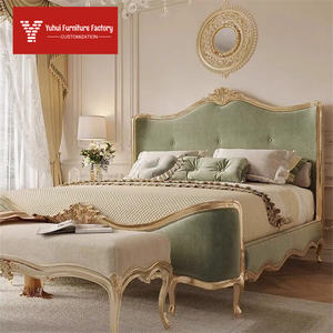 <span class=keywords><strong>Lit</strong></span> double princesse <span class=keywords><strong>en</strong></span> <span class=keywords><strong>bois</strong></span> massif français, <span class=keywords><strong>lit</strong></span> de chambre à coucher de luxe américain, <span class=keywords><strong>lit</strong></span> de mariage haut de gamme <span class=keywords><strong>en</strong></span> forme de coin 1,8 - Product Image 4