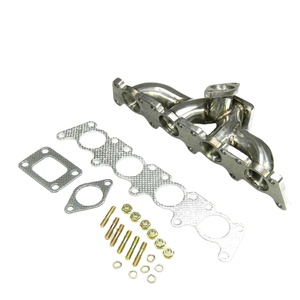 Colector de escape Turbo de gran flujo de acero inoxidable, brida T25 T3 para VW, Skoda, Seat, Audi 1,8 T, K03, K04, Turbo <span class=keywords><strong>cargador</strong></span> - Product Image 1
