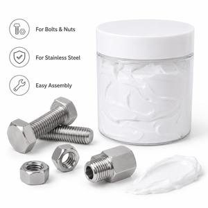 Grasa Antiadherente Blanca de Alta Calidad de 200g, Lubricante de Alta Temperatura, Anticorrosión y Resistente a la Fricción para Tuercas y Pernos Roscados - Product Image 1