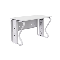 Bureau de direction moderne en panneaux de bois pour immeuble de bureaux modulaire, mobilier de bureau commercial
