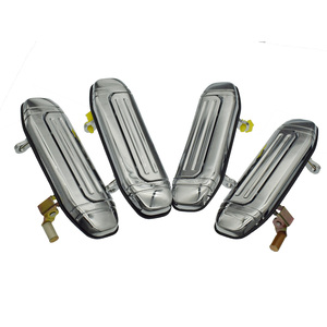 4ชิ้นมือจับประตูด้านนอกโครเมี่ยมสีดำสำหรับ Mitsubishi Montero 92-00 Pajero 92-98 Shogun V31 V32 V33รถ MR313582 MR313581 - Product Image 4