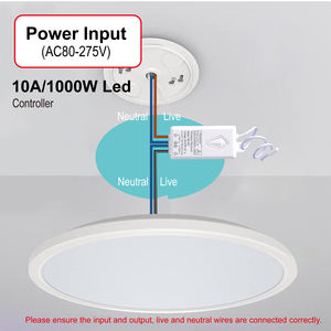 Сверхмощный 3-легкий дистанционный переключатель 10A/1000W RF433 беспроводной комплект приемника водонепроницаемый идеально подходит для светодиодного и внутреннего освещения - Product Image 2