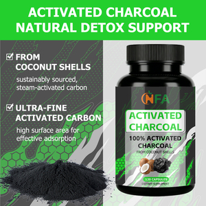 Cápsulas de Carbón Activado ODM OEM con Carbón Activado para Apoyar la Inmunidad, la Digestión, la Belleza, la Desintoxicación y el Blanqueamiento Dental - Product Image 5