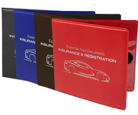 Carpeta Organizadora de Viaje de PVC Personalizada, Portadocumentos para Registro de Automóvil y Seguro