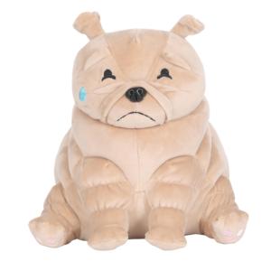 Juguete de Peluche de Perro Pug de Dibujos Animados Personalizado al por Mayor, Juguetes de Peluche de Perro Color Caqui, Juguete de Peluche de Perro Pug de Tamaño Personalizado - Product Image 1