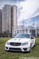 Kit carrosserie Black Series pour W204 C63 Coupé AMG C200 C250 C300 2007-2014 Matériau FRP Ajustement parfait Ajustement testé