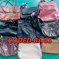 Sacs à main de luxe d'occasion pour femmes A1-4, sacs à bandoulière de seconde main, lots de sacs pour femmes usagés, sacs en cuir codés pour femmes, Ukay