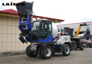 Nhà Máy Giá nhỏ tự tải trộn bê tông xe tải nhỏ gọn trộn bê tông tự tải - Product Image 5