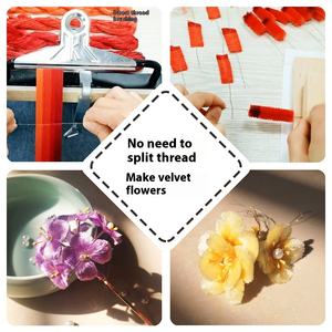 03 Natuurlijke Echte 100% Zijde Garen Moerbei Zijden Draad Chinese Rode Grote Tak No Split No Twist Zijden Draad Voor Fluwelen Bloem - Product Image 5