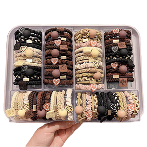 Élastiques à <span class=keywords><strong>cheveux</strong></span> haute élasticité, sans dommage, doux pour <span class=keywords><strong>les</strong></span> <span class=keywords><strong>cheveux</strong></span>, élastiques pour femmes aux <span class=keywords><strong>cheveux</strong></span> épais - Product Image 1