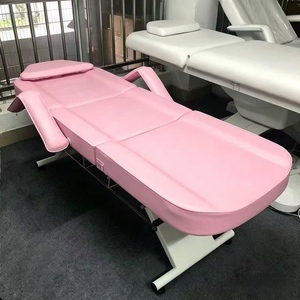 Multi-functional Folding Leather Massage Table Adjustable Curved Design Metal Frame High-Density <b>Sponge</b> for Commercial Beauty - Product Image 5