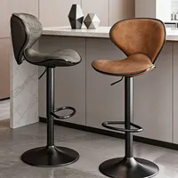 Chaise de bar moderne en métal empilable, légère, durable, écologique, stable, avec pieds en fer, pour usage commercial, bureau à domicile, hôtel, bar à domicile