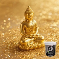 Peinture en aérosol dorée écologique à base d'eau Buddha Lacquer avec fonction anti-poussière, couleurs RAL pour meubles, revêtement liquide époxy