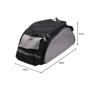 RIDERACE <span class=keywords><strong>Sacoche</strong></span> de vélo Durable sac de <span class=keywords><strong>porte</strong></span>-bagages arrière de vélo étanche à la pluie grande capacité sac de coffre de cyclisme <span class=keywords><strong>vtt</strong></span> stockage sac de transport de bagages - Product Image 6
