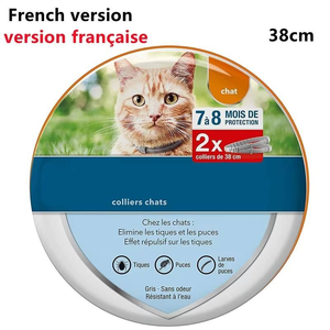 <span class=keywords><strong>Collier</strong></span> <span class=keywords><strong>anti</strong></span>-<span class=keywords><strong>puces</strong></span> et <span class=keywords><strong>anti</strong></span>-tiques personnalisable à prix de gros, efficacité garantie à 100 %, pour chiens et chats, protection de 8 mois - Product Image 1