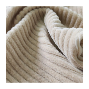 Tissu velours côtelé peigné de qualité supérieure 240 g/m² 78/18/4 Coton Polyester Élasthanne en rouleaux - Product Image 1