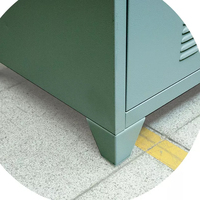 Casiers métalliques industriels chinois à 10 portes avec serrure à clé, 10 compartiments, portes à fermeture automatique