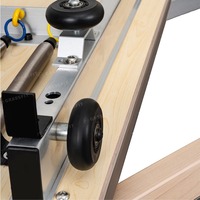 Machine de Pilates Reformer Commerciale en Bois d'Érable avec Demi-Trapeze pour l'Exercice Corporel et l'Utilisation en Studio de Pilates