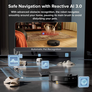 Aspirateur robot <span class=keywords><strong>Roborock</strong></span> Saros <span class=keywords><strong>10</strong></span>, très vendu, 22000Pa, super aspiration, évitement d'obstacles par IA, ultra fin 3,14 pouces, intelligent - Product Image 6