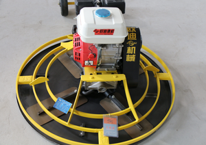 Allanadora de Concreto a Gasolina con Motor de 170cc y Ruedas Dobles para Acabado de Pisos en Construcción - Product Image 2