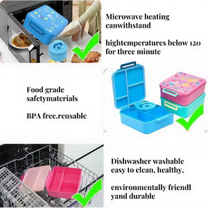 Lonchera y Taza para Sopa de Plástico Calentable Estilo Omie ICEN FW01, Libre de BPA, Logotipo/Color/Empaque Personalizados - Product Image 2