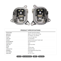 Module de feux de jour LED Plug & Play OEM 63117466107 63117466108 pour BMW X3M F97 X4M F98 – Réparation et Remplacement