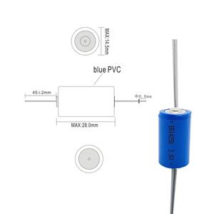 ER14250 3.6V 리튬 배터리 도끼 탭 LISOCI2 0.5 <span class=keywords><strong>AA</strong></span> 크기 1200mAh 단일 사용 리튬 배터리 - Product Image 4