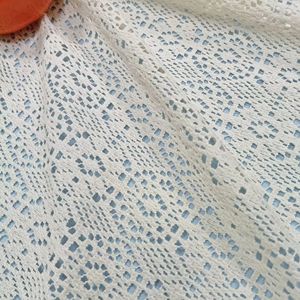 Ren Hollow Ánh Sáng Và Mềm Mại Crochet Vải Đồ Bơi Phụ Kiện <span class=keywords><strong>Polyester</strong></span> Vải Cho Quần Áo Phụ Nữ Ăn Mặc 3D Jacquard - Product Image 5