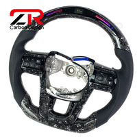 Volant en carbone forgé LED personnalisé pour Toyota Hilux 8ème génération Revo Fortuner Land Cruiser GR Revo SR5 GR-S Rogue 2016-2025