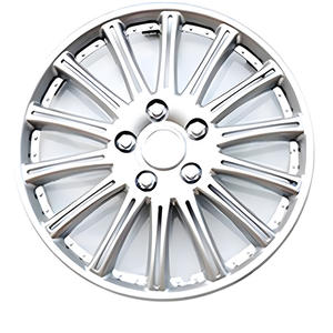 Enjoliveurs universels <span class=keywords><strong>14</strong></span> <span class=keywords><strong>pouces</strong></span> bicolores noir et <span class=keywords><strong>blanc</strong></span> pour voitures – Cache-roues en PP de haute qualité – Vente en gros usine - Product Image 4