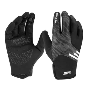 gute mtb handschuhe Suppliers-Gute Qualität Durable Leder Downhill Dirt Bike MTB Handschuhe Atmungsaktive MX BMX Motocross Handschuhe Für Anti Slip