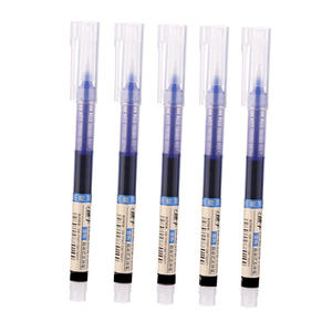 Straight Liquid Gel Ink <b>Pens</b> Wholesale Custom Writing Office <b>Pen</b> Red Blue Black Ink 0.5mm Fine Point Rolling Ball <b>Pens</b> - Product Image 3