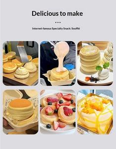 Máquina Comercial de Acero Inoxidable Ligera para Hacer Soufflé, Waffles y Panqueques, para Uso en Panaderías y Restaurantes - Product Image 5