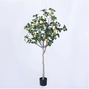 Vente en gros d'arbres fruitiers artificiels miniatures en plastique écologiques, calamondins et clementines, décorations d'intérieur pour Noël et Pâques - Product Image 2