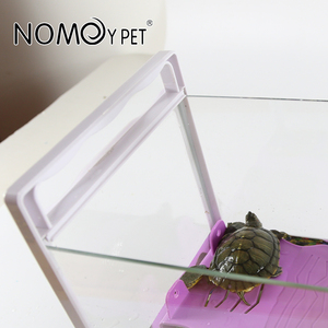 NOMOYPET – <span class=keywords><strong>Aquarium</strong></span> de bureau en verre Transparent avec poignée blanche, prix d'usine - Product Image 5