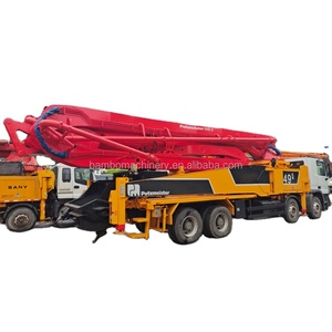 Pompe à béton montée sur camion Putzmeister 49m reconditionnée, à vendre – Nouvelle génération de pompes à flèche de 49m - Product Image 1
